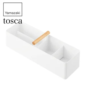 山崎実業 tosca ハンドル付きスリム収納ボックス トスカ